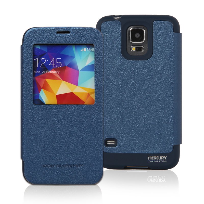 Калъф Goospery Bumper View Sony Xperia C3 /т. син/