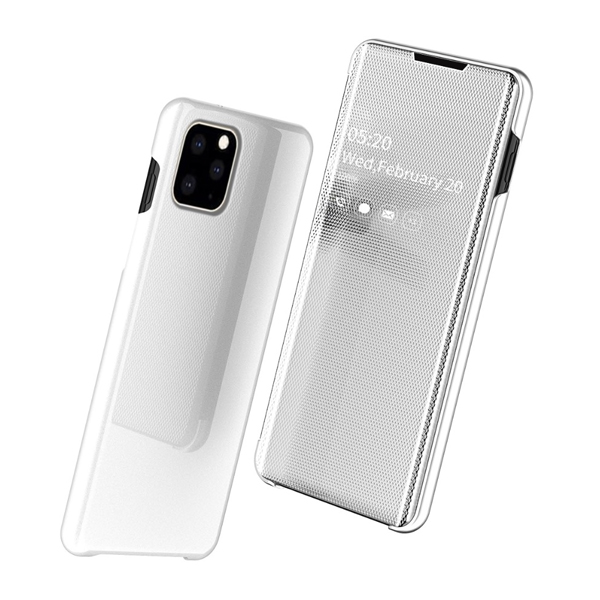 Калъф GLAMOUR Wallet Apple iPhone 11 Pro /сребърен/