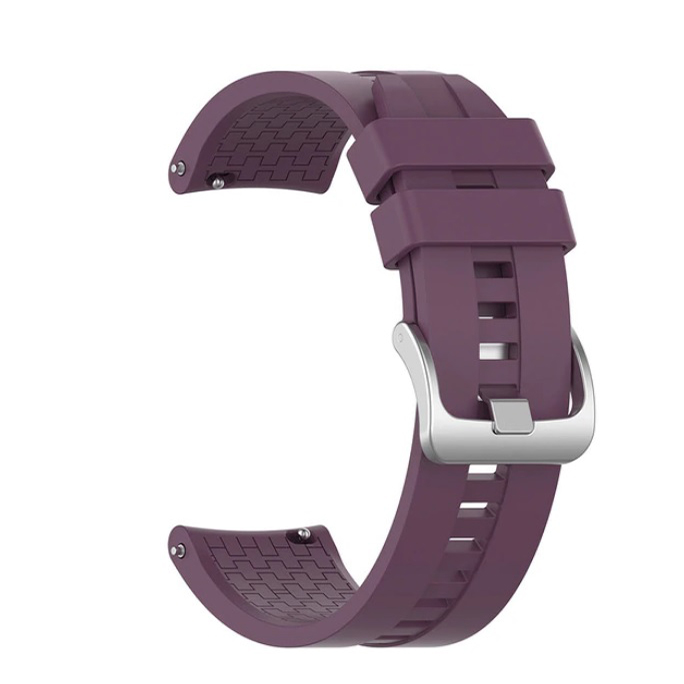 Силиконова каишка за Smart Watch, 22мм /лилав/