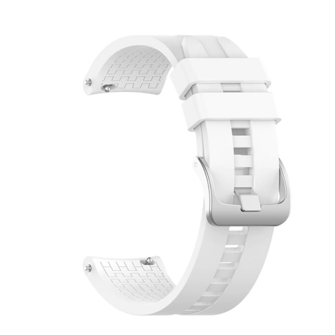 Силиконова каишка за Smart Watch, 22мм /бяла/