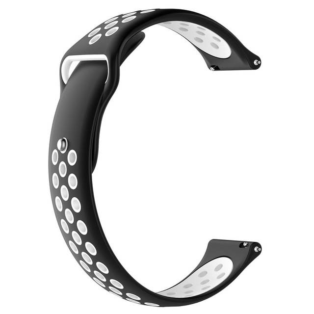 Силиконова каишка Silicon Sport Strap за Smart Watch, 20мм /бяла/