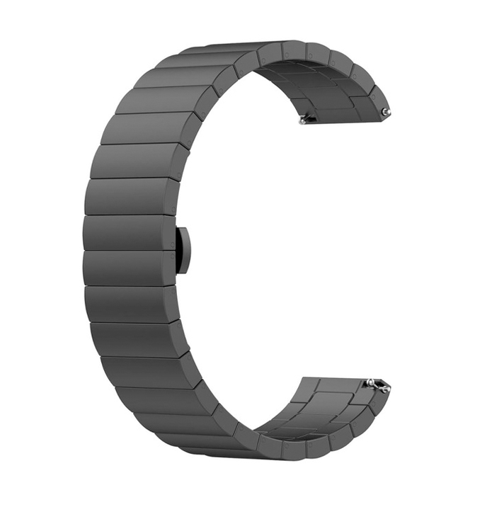Метална каишка Metal Deluxe Strap за Smart Watch, 22мм /черна/