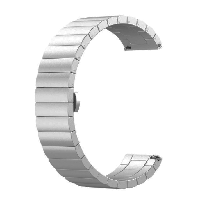 Метална каишка Metal Deluxe Strap за Smart Watch, 22мм /сребърна/