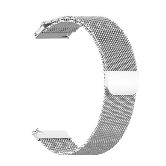 Метална магнитна каишка Milanese за Smart Watch, 20мм /сребърна/