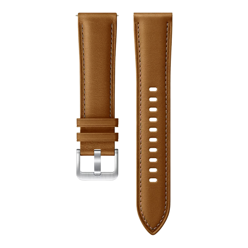 Кожена каишка за Smart Watch, 22мм /кафява/