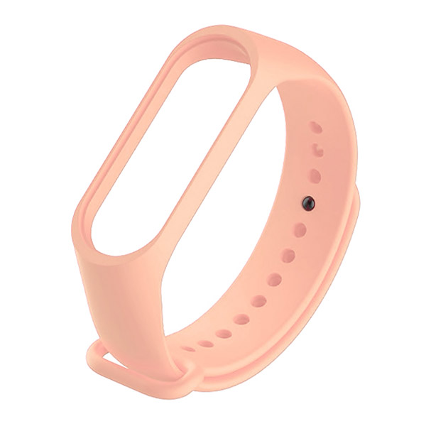 Strap for Xiaomi Mi Band 3/4, Silicon Strap, silicon /pink/