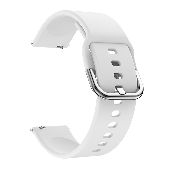 Силиконова каишка Silicone Simple2 Strap за Smart Watch, 20мм /бяла/