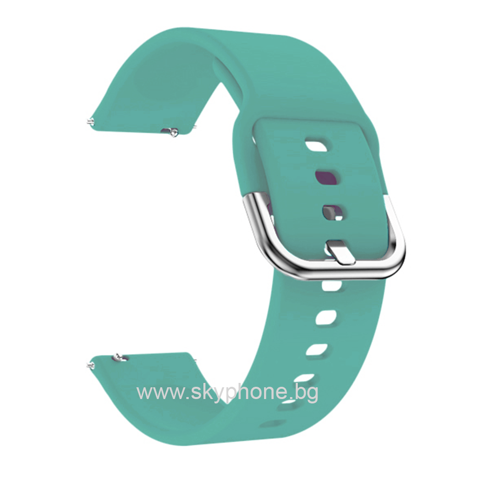 Силиконова каишка Silicon Simple2 Strap за Smart Watch, 22мм /тъмно зелена/