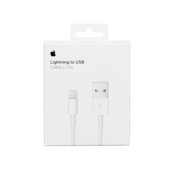 Apple Кабел USB-A - Lightning, 2м (опаковка)