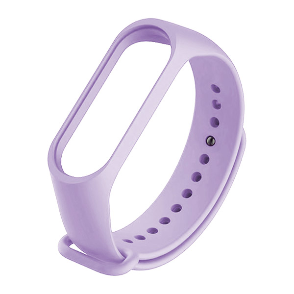 Силиконова каишка за Xiaomi Mi Band 5/6 /светло лилава/