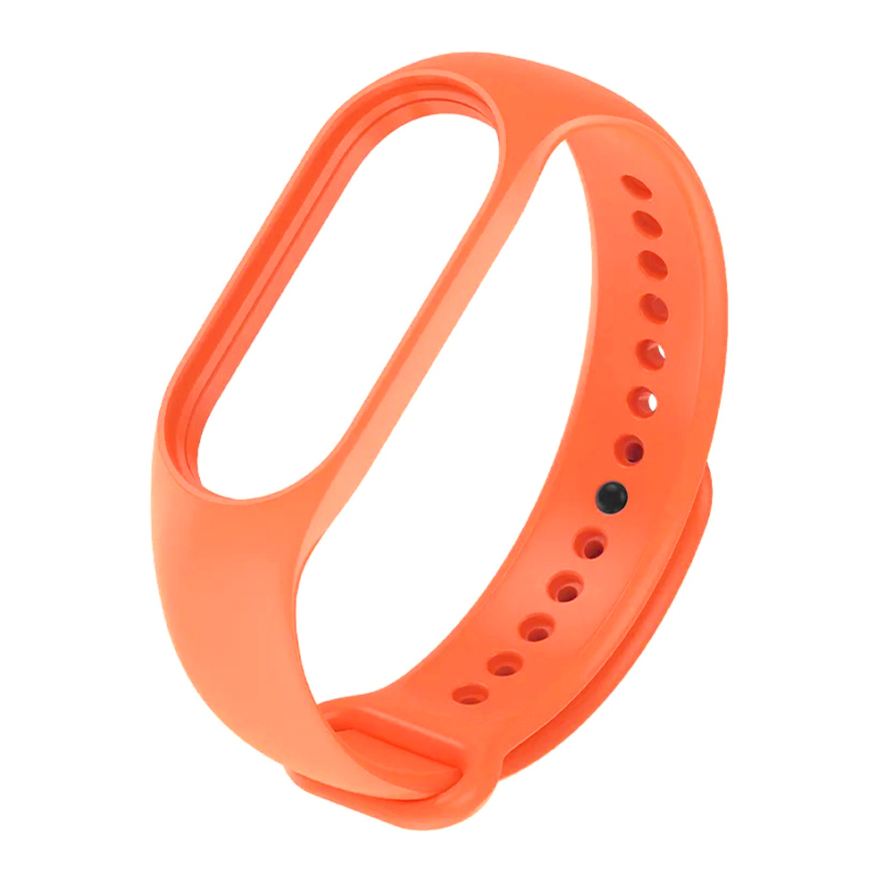 Силиконова каишка за Xiaomi Mi Band 5/6 /оранжева/