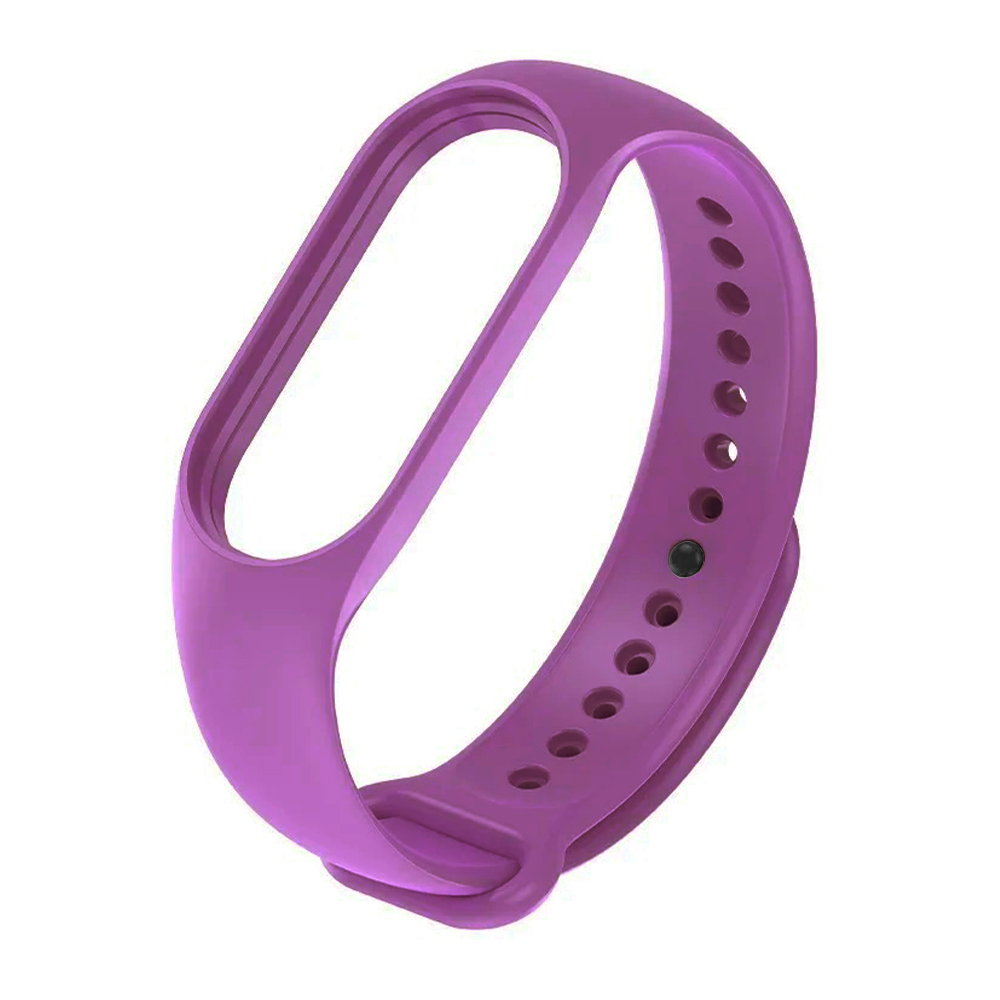 Каишка за Xiaomi Mi Band 5/6, Silicon Strap, силиконова /лилава/