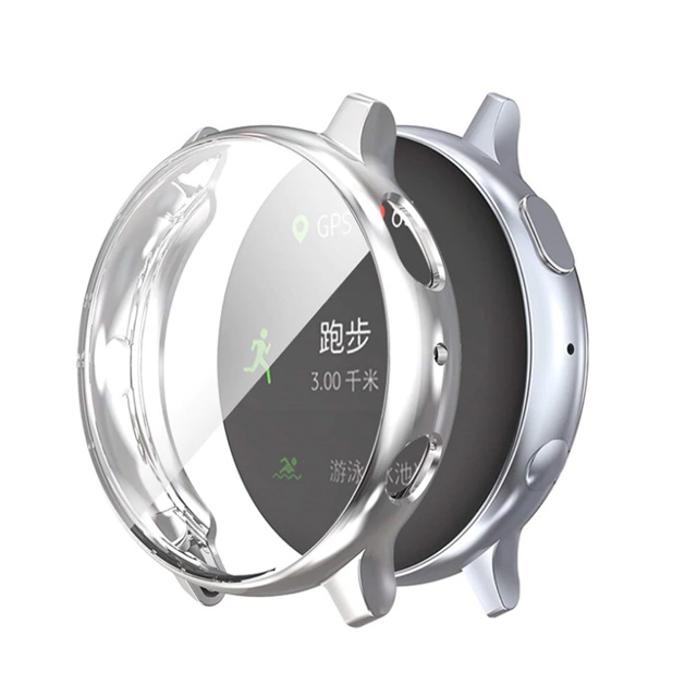 Силиконов протектор за Samsung Galaxy Watch Active 2, 44mm /сребърен/