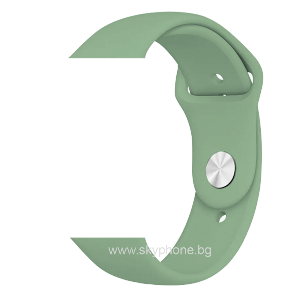 Силиконова каишка Simple за Apple Watch, 42/44mm, M/L /зелена/