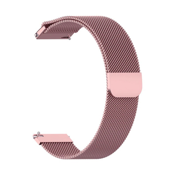 Метална магнитна каишка Milanese за Smart Watch, 20мм /розово злато 1/