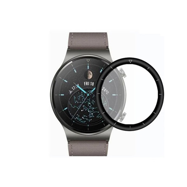 3D Tempered Pet Glass Huawei GT3 Pro, 46mm /черно/