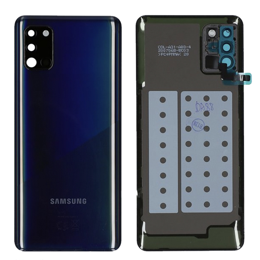 Battery Cover Samsung A31 /black/ Service Pack