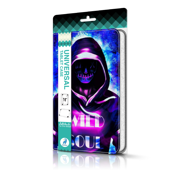 Калъф таблет Nimbo 7/8 инча универсален /Neon Mask/