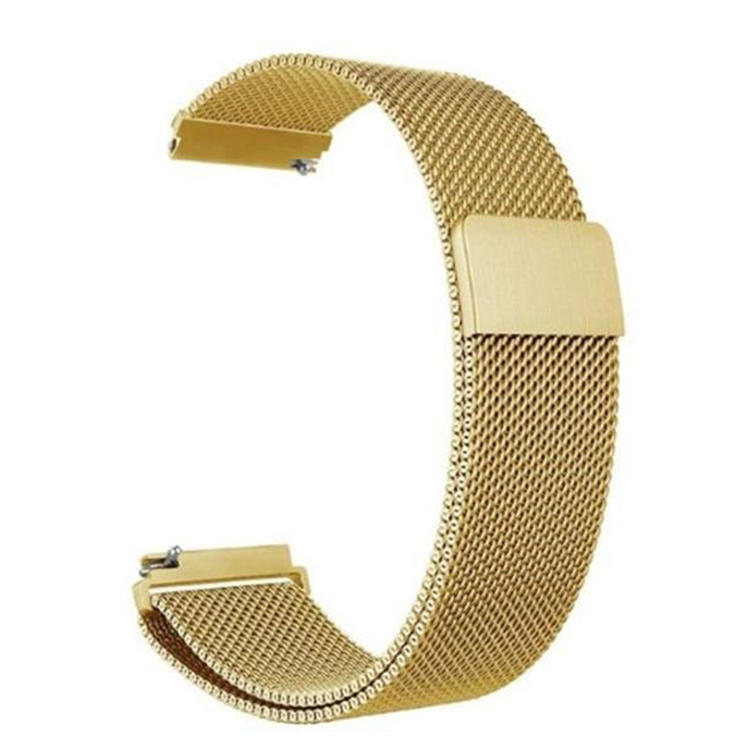 Метална магнитна каишка Milanese за Smart Watch, 20мм /златна/