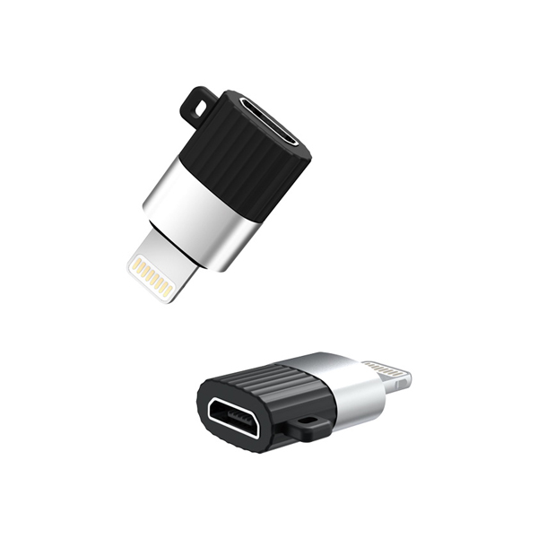 Преходник от Lightning към Micro USB, XO NB149-B /черен/