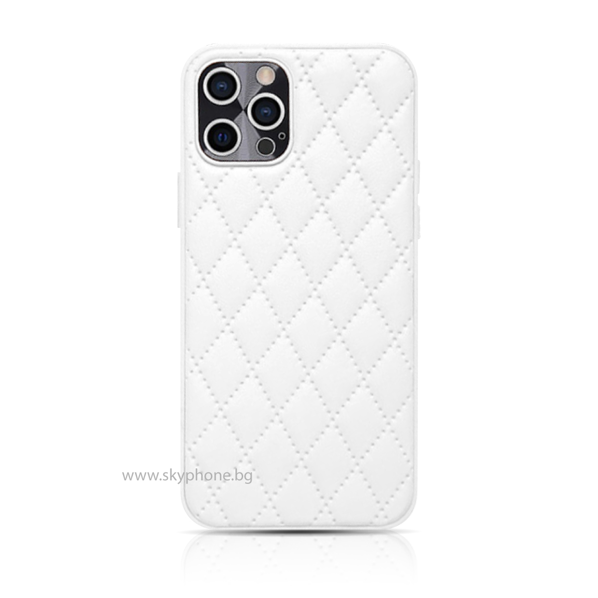 Калъф Leather Apple iPhone 11 Pro /бял/
