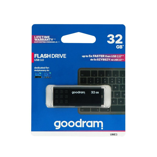 GOODRAM Flash Drive UME3 32GB, USB 3 /черна/