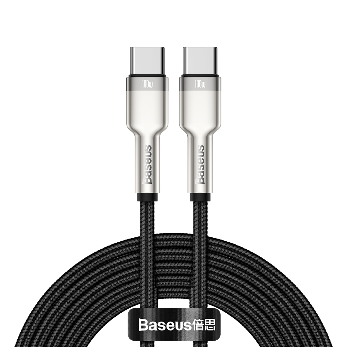 BASEUS Кабел Type-C - Type-C, 1м, 100W, 5A, CAFULE, CATJK-C01 /черен/