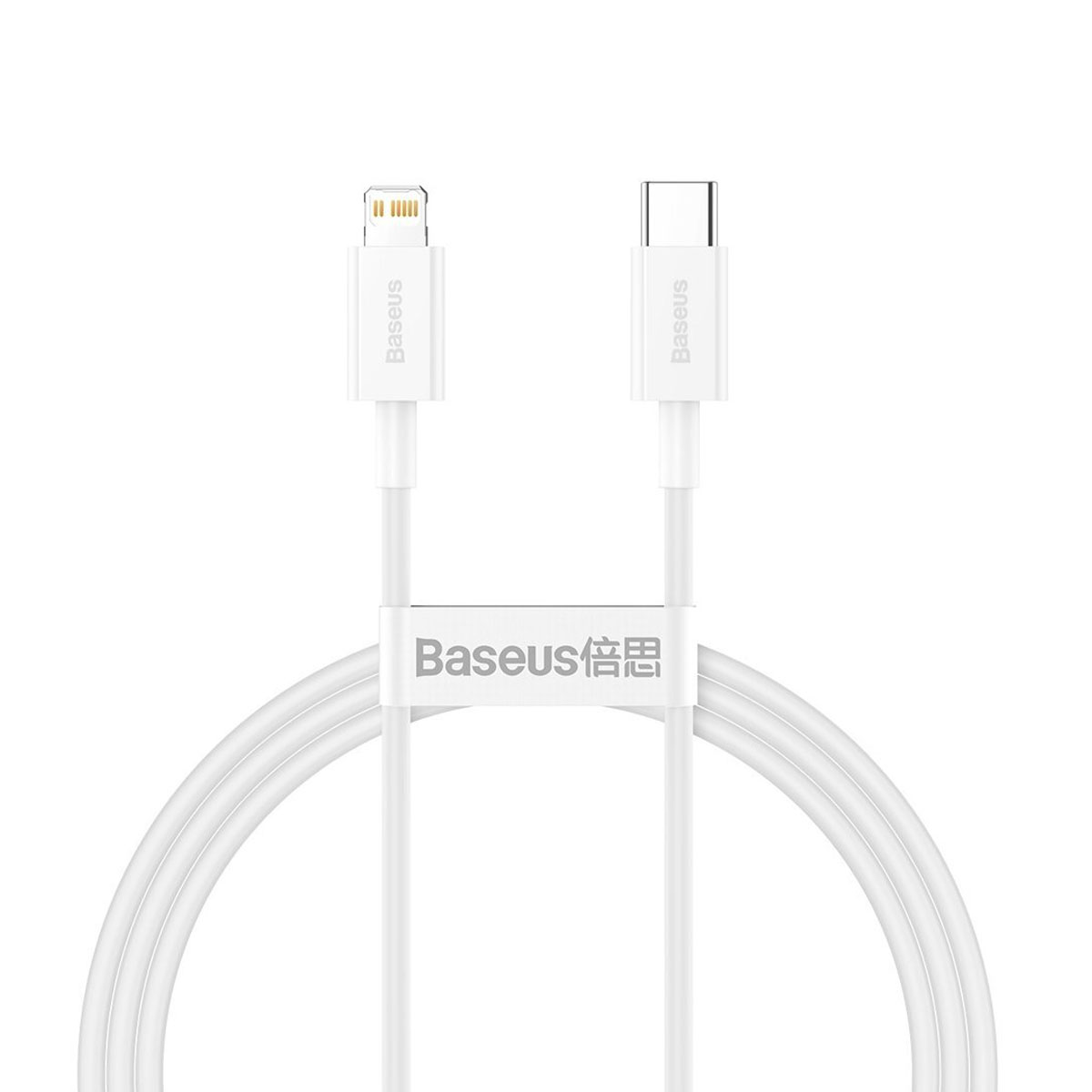BASEUS Кабел Type-C - Lightning, 1м, 20W, Superior, CATLYS-A02 /бял/