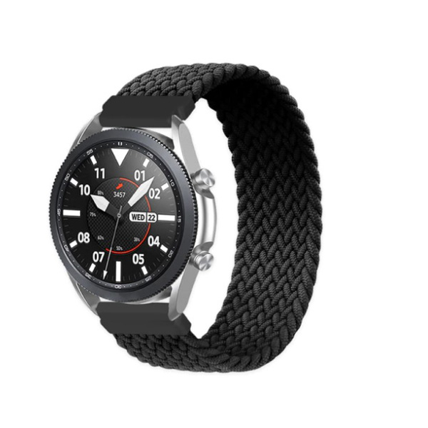 Каишка Braided Strap за Smart Watch, 20mm, XS /черна/
