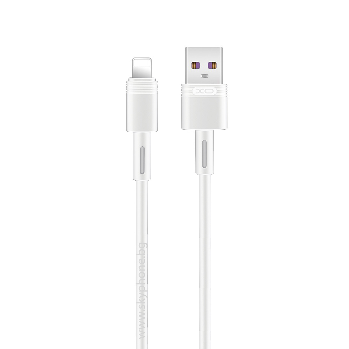 XO Кабел USB-A - Lightning, 1м, 5A, NB-Q166 /бял/