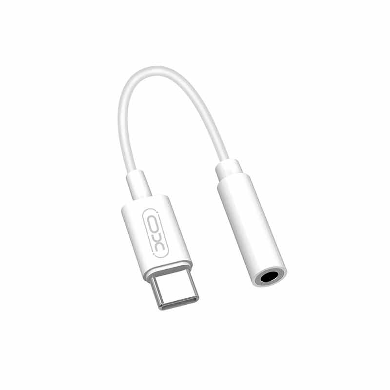 Adapter from Type-C to AUX/f/ 3.5mm, XO NB-R161 /white/