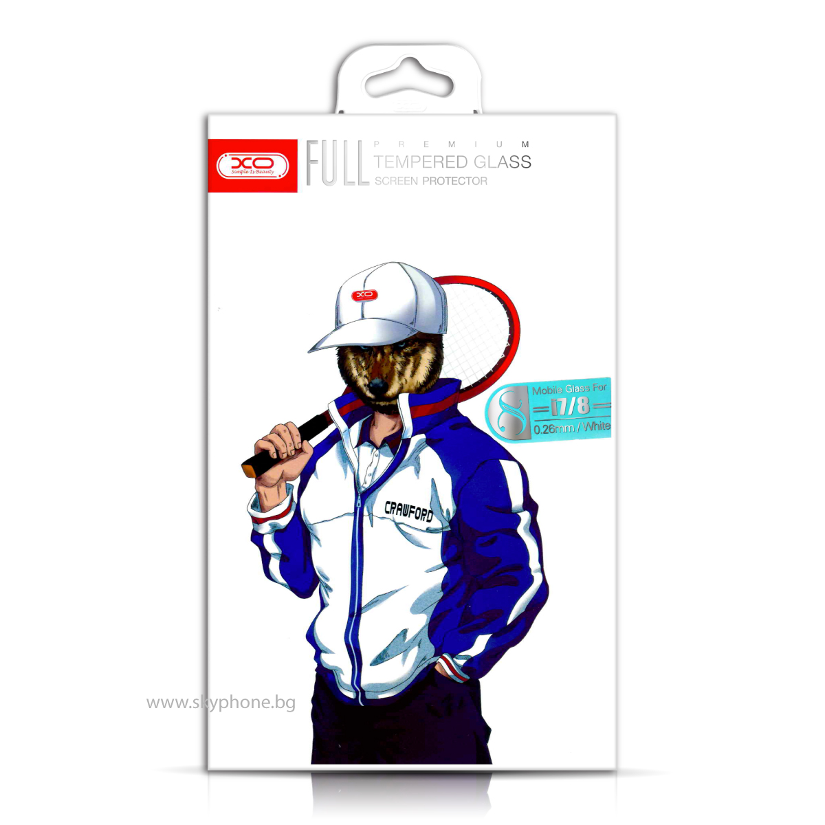XO 2.5D Tempered Glass iPhone 7/8 Plus /черно/