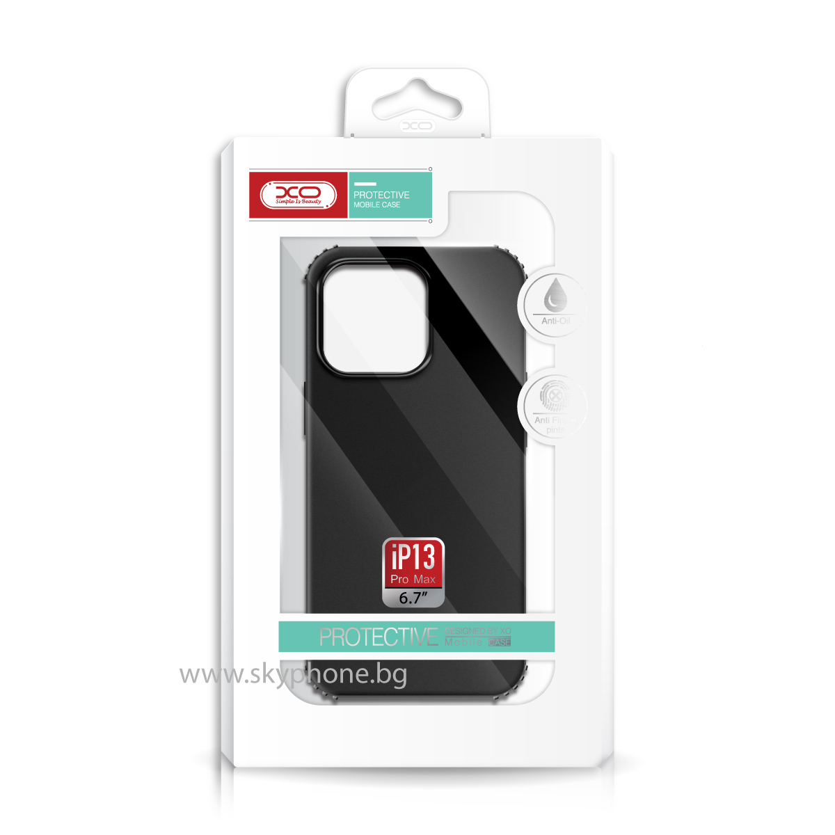 Калъф XO Anti-fall MATT TPU Apple iPhone 13 Pro Max /черен/