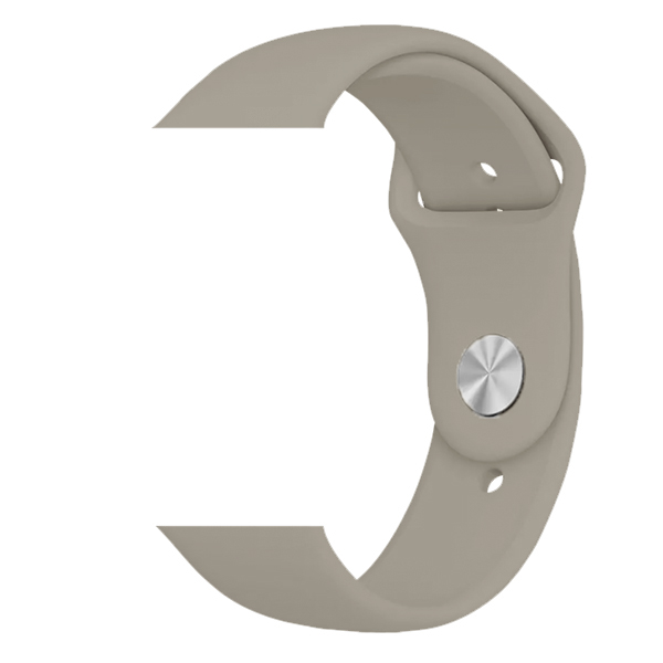 Каишка Silicon Simple Strap for Apple Watch, 42/44mm, M/L /сива/