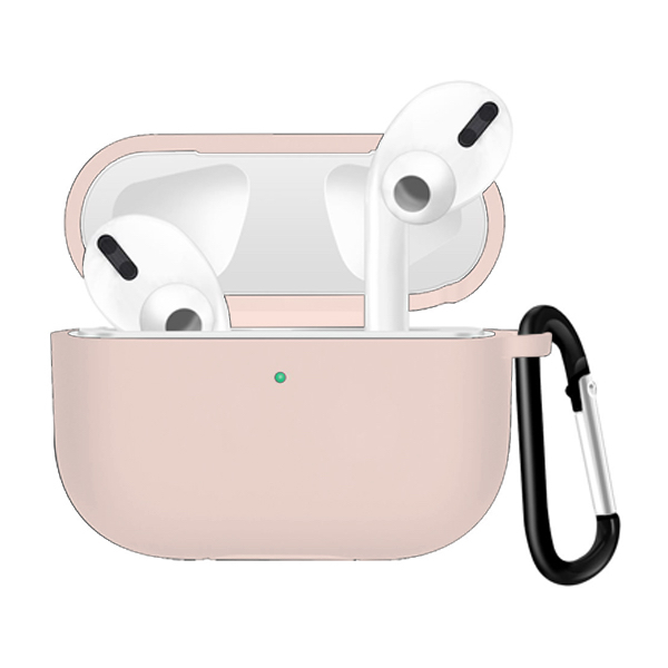 Калъф XO Silicone за AirPods Pro с карабинер /розов/