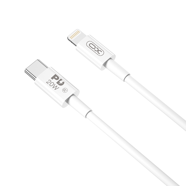 XO Кабел Type-C - Lightning, 1м, 20W, NB-Q189A /бял/