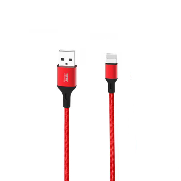XO Кабел USB-A - Lightning, 2м, 2A, NB143 /червен/ 