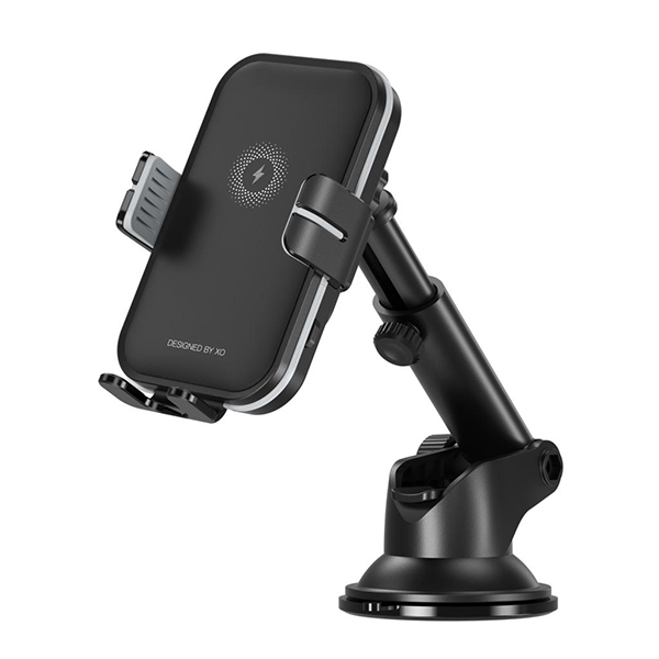 Холдер Wireless зар.у-во 15W, XO WX027 /черен/