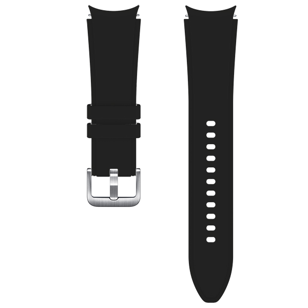 Силиконова каишка Silicon Strap за Samsung Watch 4/5/6/7, 20мм /черна/