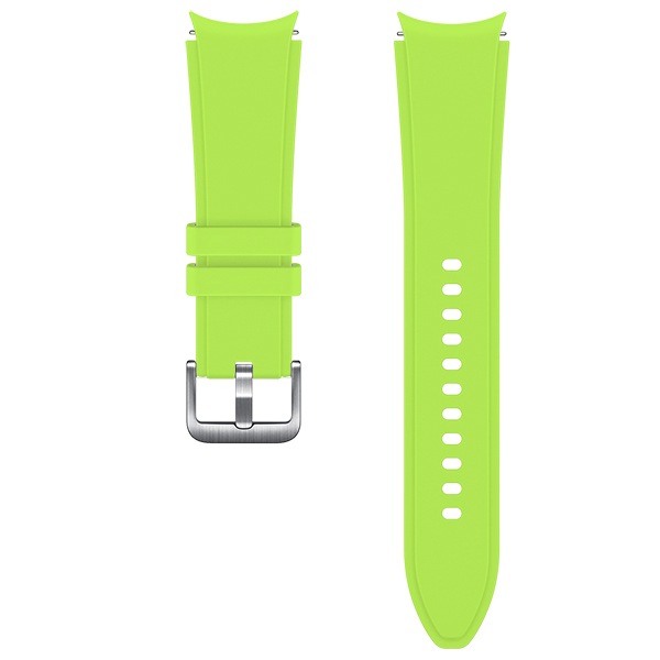 Силиконова каишка Silicon Strap за Samsung Watch 4/5/6/7, 20мм /лайм/