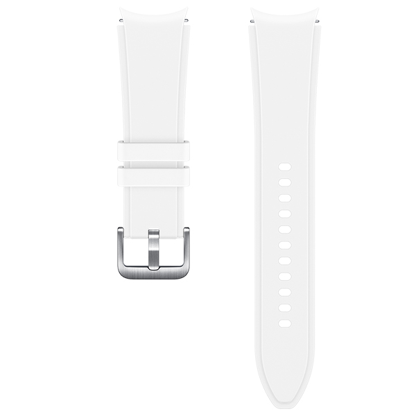Силиконова каишка Silicon Strap за Samsung Watch 4/5/6/7, 20мм /бяла/