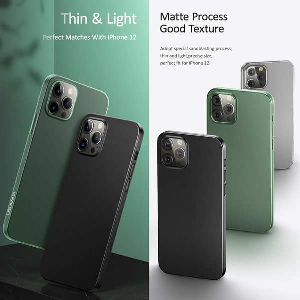 Калъф USAMS Gentle series Apple iPhone 13 Pro Max /бял/