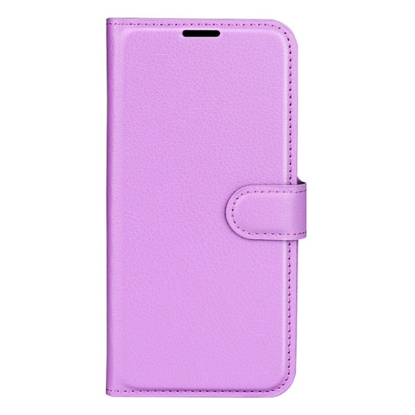 Калъф Leather Wallet Apple iPhone 13 Pro /лилав/