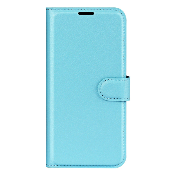 Калъф Leather Wallet Realme C21Y/C25Y /светло син/