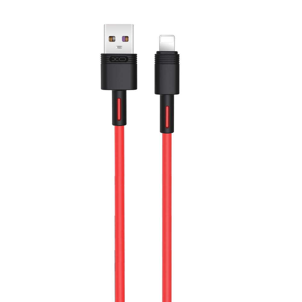XO Кабел USB-A - Lightning, 1м, 5A, NB-Q166 /червен/
