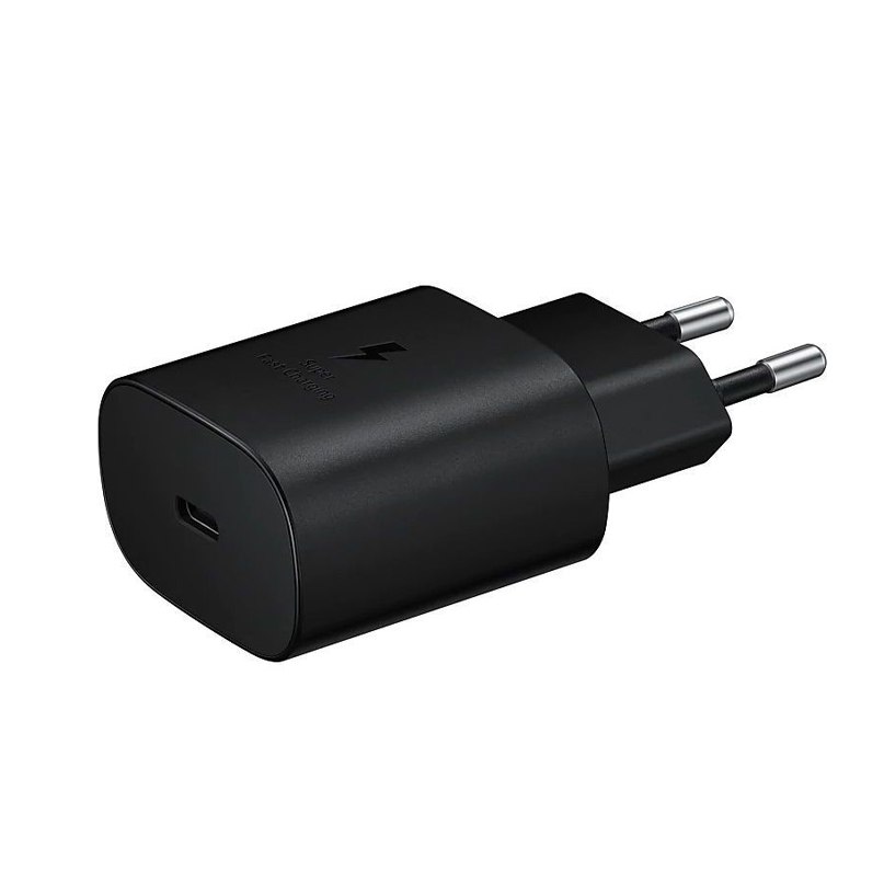 220V Samsung 25W, USB-C, 3A, EP-TA800EBE, (bulk) (черен) гаранция