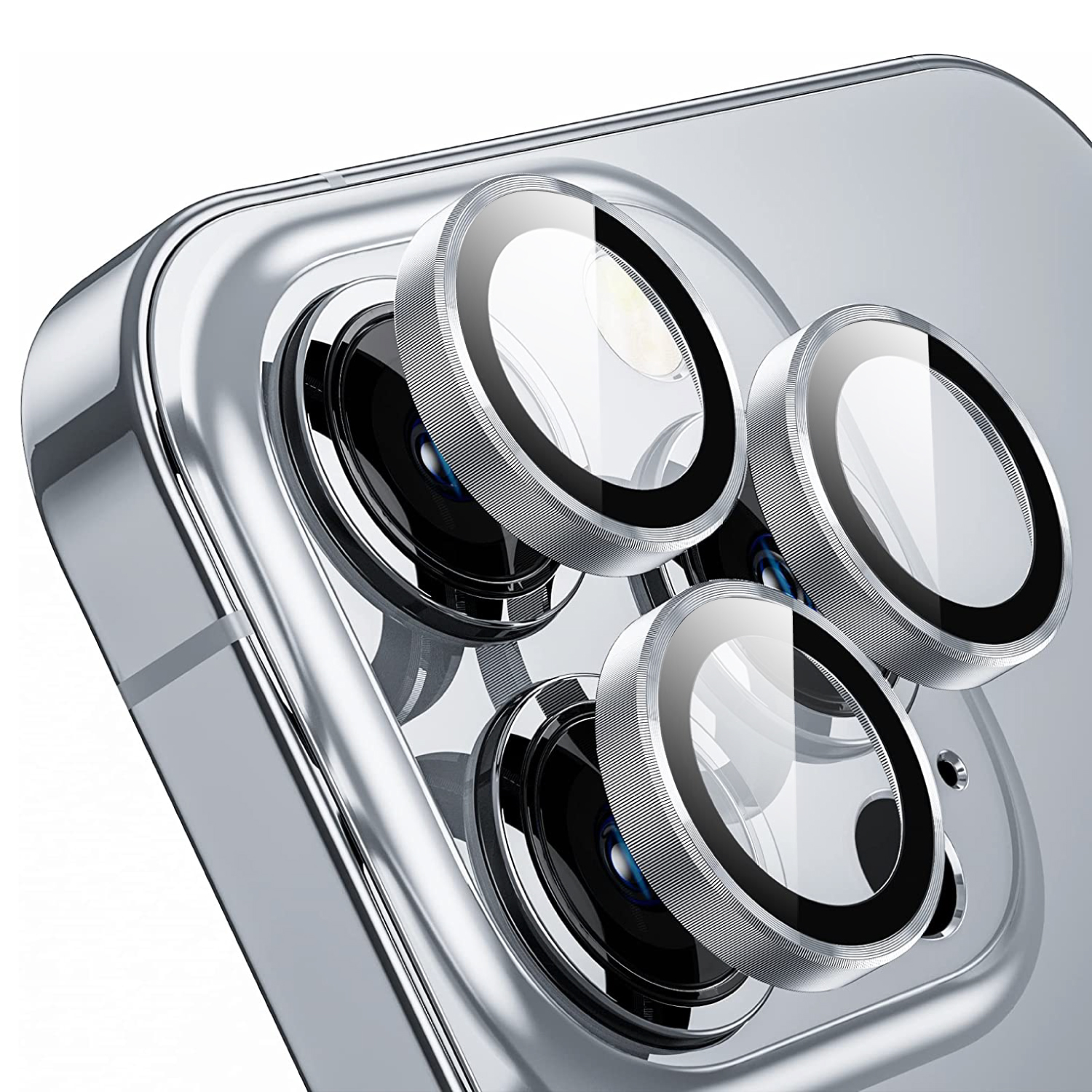 Metal Camera Lens Apple iPhone 15 Pro/15 pro Max High Quality /silver/