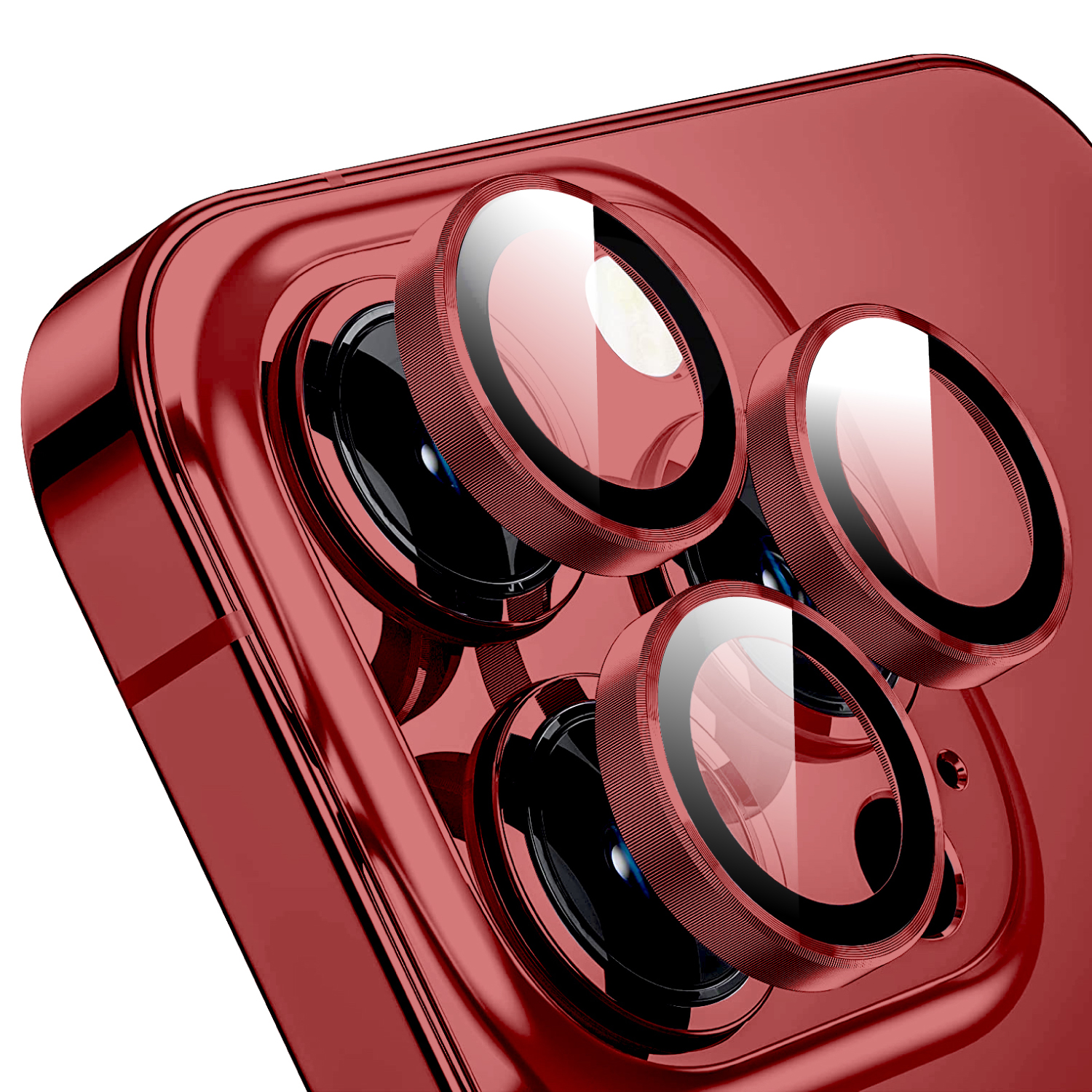 Metal Camera Lens Apple iPhone 14 High Quality /red/