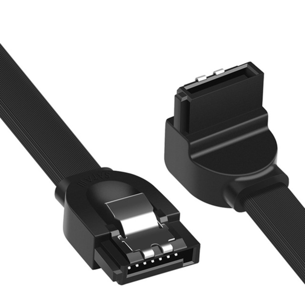 SATA Angle кабел, 0,5м, UGREEN /черен/