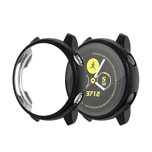 Силиконов протектор за корпус за Samsung Galaxy Watch Active, 42mm /черен/